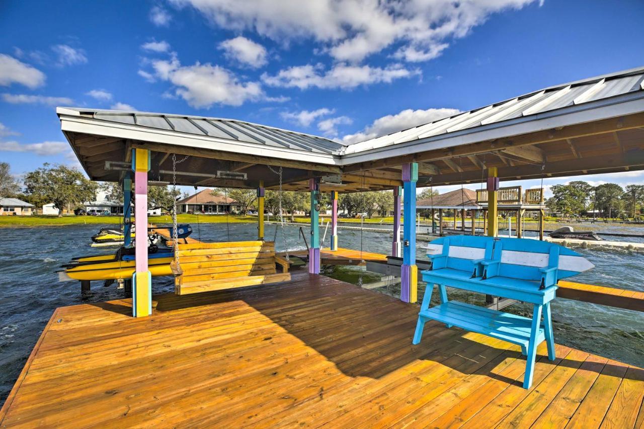 Waterfront Lake Placid Home With Dock And Fire Pit Luaran gambar