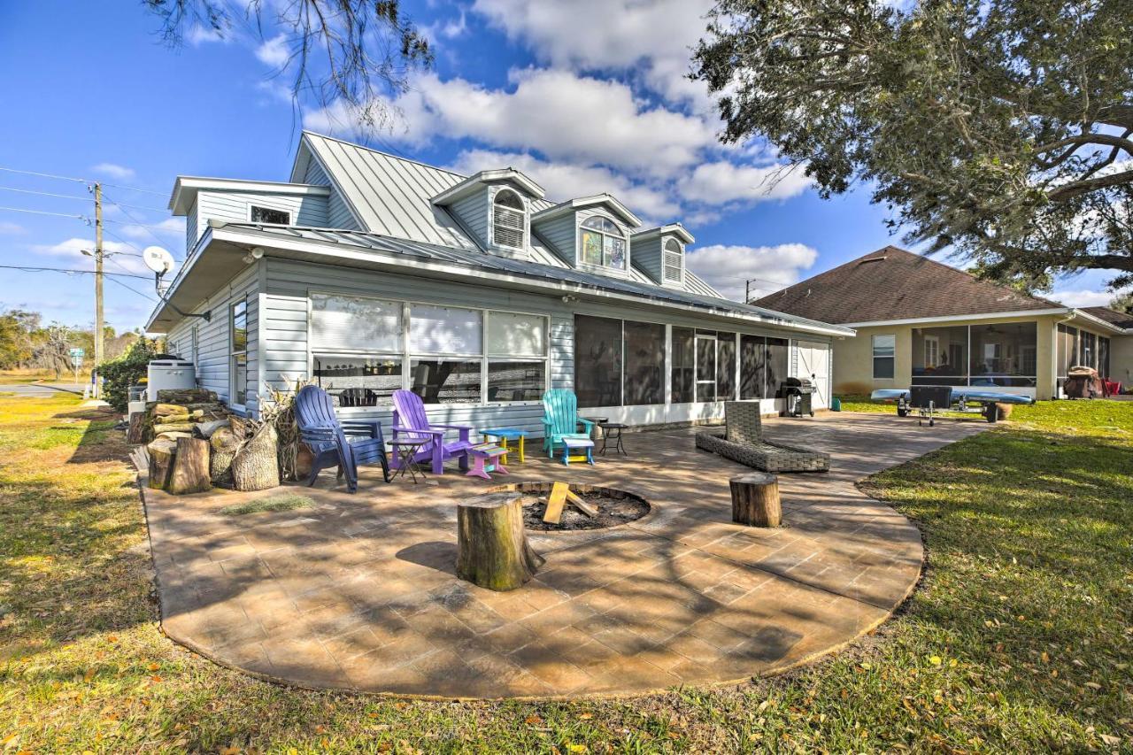Waterfront Lake Placid Home With Dock And Fire Pit Luaran gambar